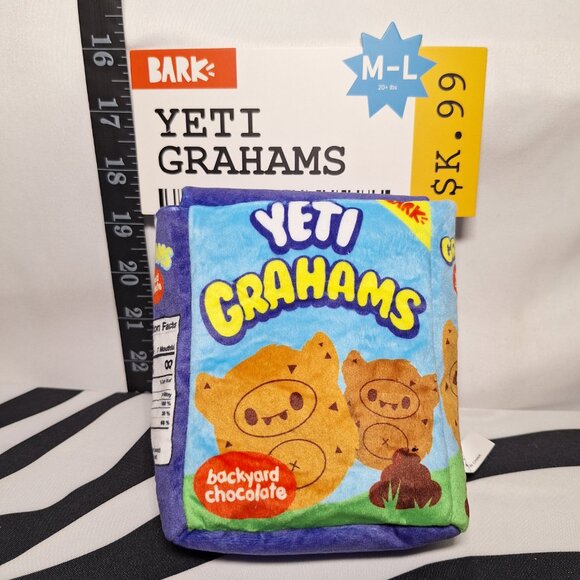 NWT Bark BarkBox Beg -n- Bag Theme with 2 toys and 3 treats - Large Dogs - Picture 6 of 16